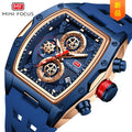 MINI FOCUS 0473 Men's Watch High Quality Quartz Watch for Men with Luminous Hands Chronograph Date Male Waterproof Wristwatch