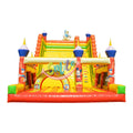 Colourful Inflatable Trampoline Bouncy Castle PVC Material EN14960 Certified 2-Person Capacity for Family School Amusement Parks