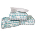Portable 4-Layer Soft and Comfortable Facial Tissues Thickened Pocket Design for Travel Wet-Use Friendly