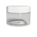 1 oz 2oz 4oz 30ml 40ml 50ml 60ml 80ml 100ml 120ml clear Plastic PET Jar Plastic Jar with Aluminium Lid Transparent Inner Seal