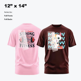 New Design DTF Transfer Print Sheets Custom Heat Transfer Designs Printing for T Shirts Garment Hoodies