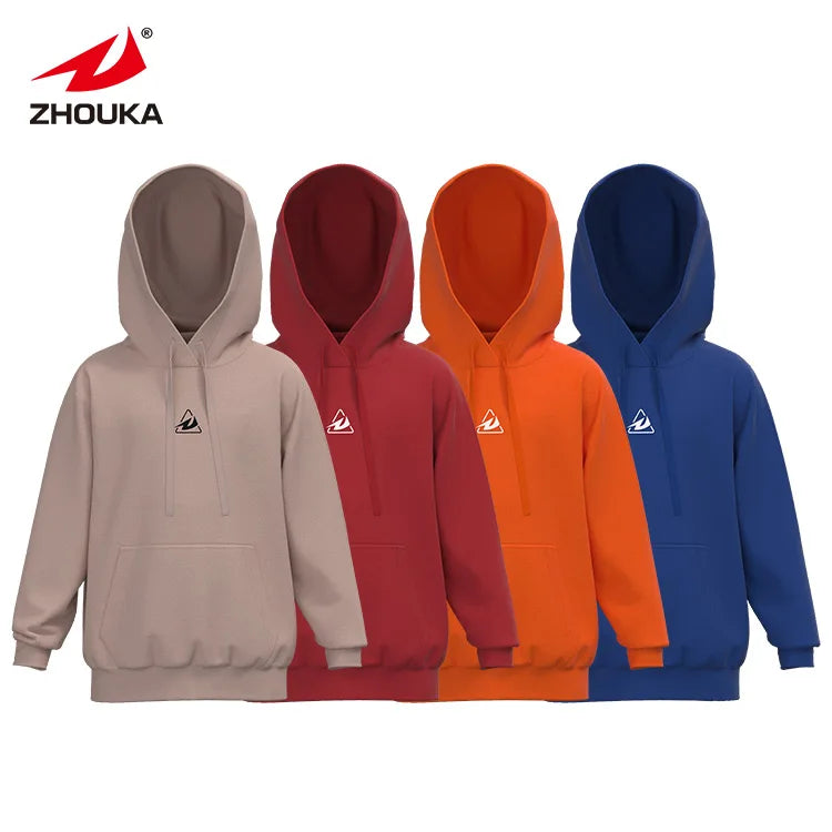 Simple and Comfortable Bamboo Fiber 2-Piece Autumn Pullover Hoodie Set for Kids-Eco-Friendly & Windproof