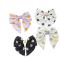 Custom Simple Fresh Bow Knot Butterfly with Flower Hair Clip Accessory for Girls