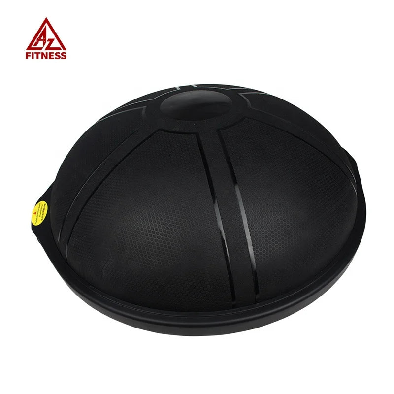 Body Building Custom Logo Anti Burst Exercise 64cm Professional PVC Gym Workout Trainer Pilates Balance Fitness Half Yoga Ball