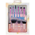 Magical 10 Portable Makeup Brush Set Eyeshadow Blending Makeup Brush Abs Makeup Brush Set with Bag