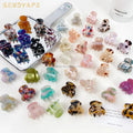 Wholesale 3cm Small Min Size Cute Children Hair Claw Sweet Simple Kid Hair Grips Acetate Mini Kids Hair Claw Clips