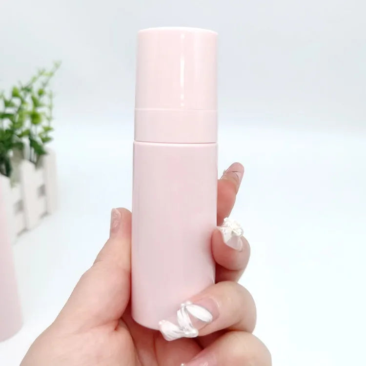 Hot Sale 80ml 100ml 150ml Manufacturer Plastic Bottle Set Pink Shower Gel Cosmetic Packaging Can Be Customize