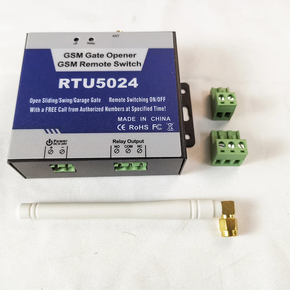 RTU5024 Modern 2G GSM Remote Relay Switch for Villa's Barrier/Shutter/Garage Door Opener