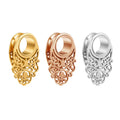 Top Selling Stainless Steel Ear Plug Flesh Tunnel Body Jewelry Piercing Ear Weights Expander