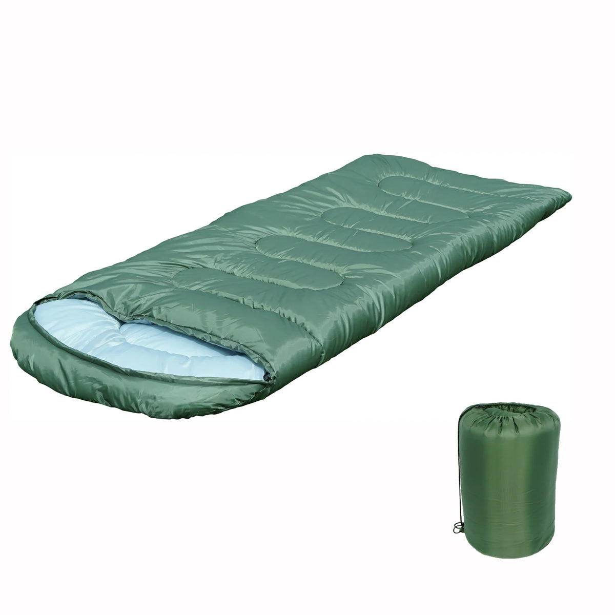 GSD Outdoor Winter Camping Envelop Sleeping Bag With Hood for Outdoor Activity Waterproof Warm Equipment Sleeping Bag