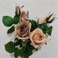 New Design 3 Heads Real Touch Silk Flowers Artificial Rose Rayon Flowers Home Wedding Decoration
