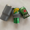 Multi Purpose Stainless Steel Vacuum Easy Hold Single Champagne Sublimation Beer Bottle and Can Cooler Tumbler With Beer Opener