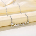 New North Custom Necklace Stainless Steel Jewelry Waterproof Minimalist Personalized Custom Name Pendant Necklace for Women