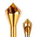 SONGQI HSS Slanting Hole Countersink Drill Bit Deburring with Rounded Oblique Hole and Inner Hole