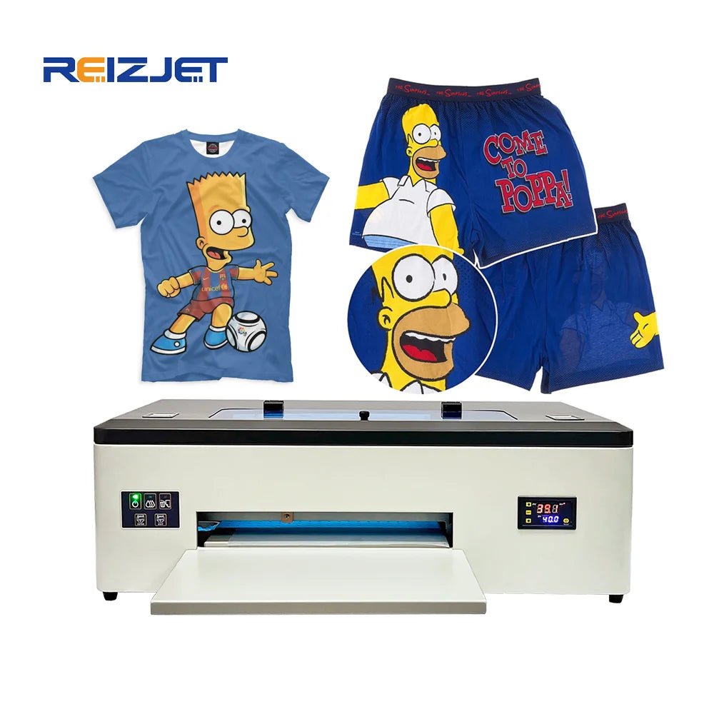 For New Arrivals Customize Pink A3 1390 DTF Printer Semi-Automatic Epson Printhead 2880x1440dpi DTF Printing Machine for