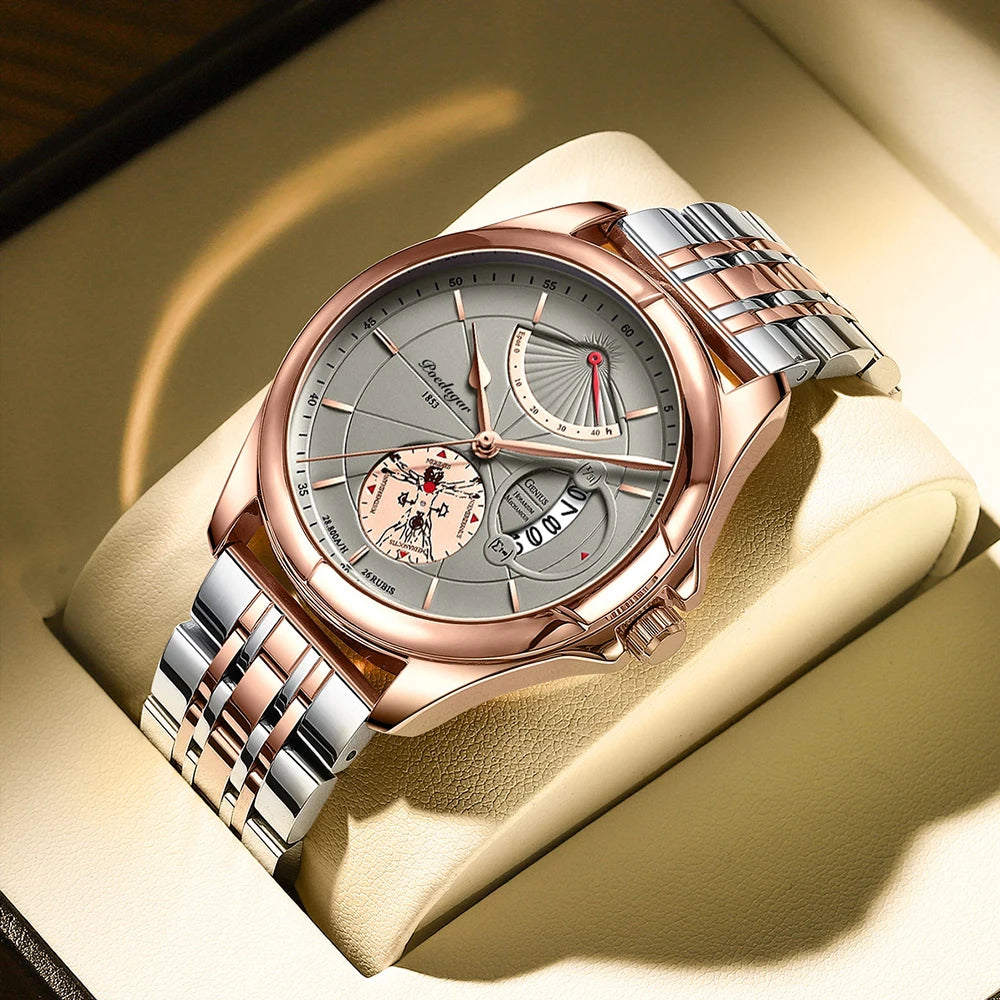 POEDAGAR 2022 Men's Watches Top Brand Luxury Men Wristwatch Quartz Sports Waterproof Male Clock Relogio Masculino