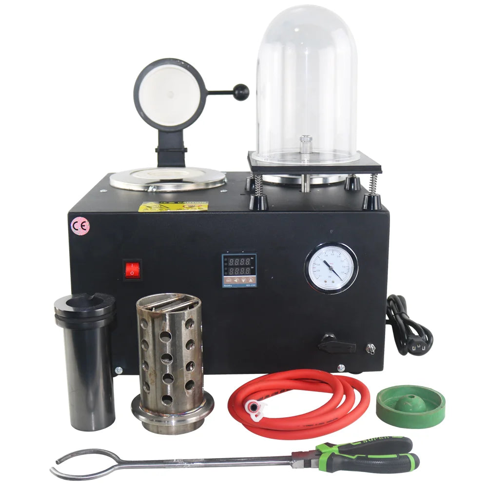 1KG Metal Jewelry Smelting Mold Jewelry Processing Equipment Conjoined Casting Lost Wax Vacuum Cast Machine for Jewelry Casting