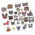 Hot Sale Bulk Stock Cute Small Embroidered Cat Mouse Rat Dog Design Animal Iron on Children Patches for Clothes