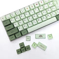 Matcha Keycaps PBT 124 Keys XDA Profile Dye Sublimation ANSI Layout Set Japanese Keycaps for Gateron Kailh Cherry MX Switches