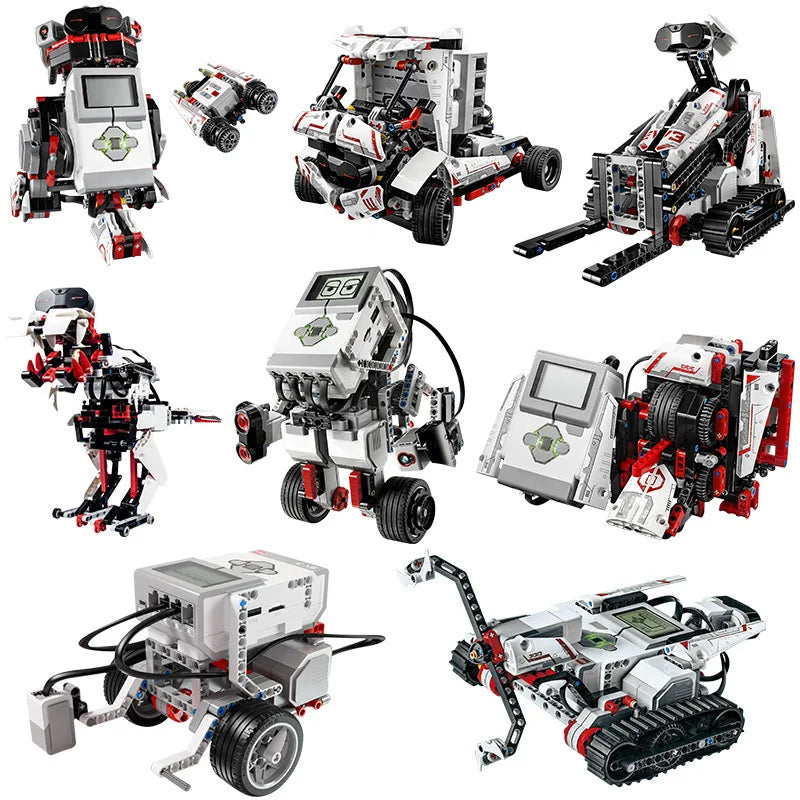 Bebricks Building Tech Series 45544 Building Toy Steam Eduction Programming Blocks Model Compatible EV3 Robot