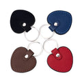 Laser Engraving logo Round Sublimation Key Chain Leather Car Keychain