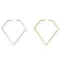 Fashion Stainless Steel Wire Star 70mm Dangle Hoop Diy Beads Hooped Earrings Accessories Outfit Party Jewelry Designer Jewelry
