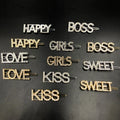 Girls Lovely Barrettes Boss Hair Clip Pins Word Letters Sparkly Bling Crystal Rhinestone Women Love Hairpins Hair Slides Clips
