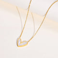 MECYLIFE Stainless Steel Chain Necklace for Women Exaggerated Thick Chain Necklace 18K Gold Plated Bracelets Waterproof Retro