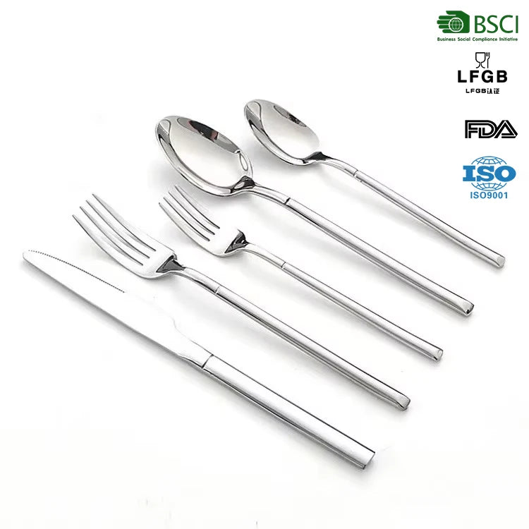 Hot Sale Wedding Gold Cutlery Set for Stainless Steel Knife Fork Spoon Hotel Restaurant Cutlery Set