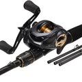 Histar Black Fox 2.1M Full Carbon Fast Action High Strength 3 Tips Fishing Rod n HD Magnetic Braking System Fishing Reel Combo