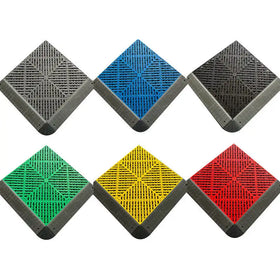 Wholesale Interlocking PVC Garage Floor Tiles 400*400*18mm Plastic Garage Flooring for Car Parking Wash Shop Vinyl Flooring