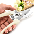 Professional Grade DIY Garden Shears Effortless Pruning Straight and Round Mouth Shears for Small Garden Flower Cutting Plant