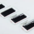 Yunhai Custom Soft Velvet D Dd Lash Trays 0.05 Matte Dark Black Volume Lash Extensions Cashmere Velvet Dark Lash Extensions