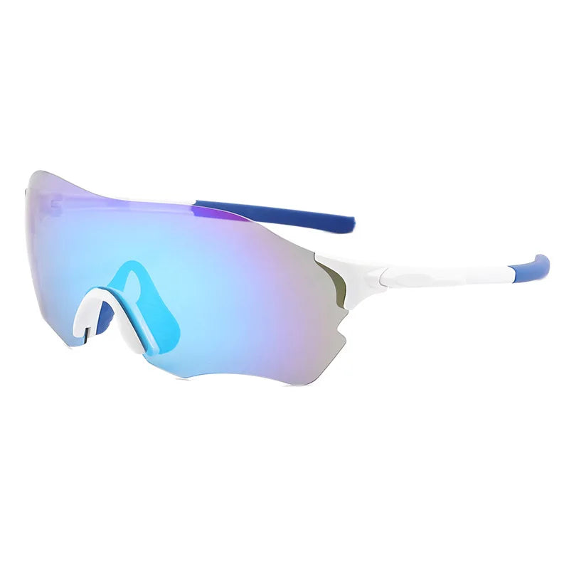 Kenbo Eyewear Rimless Oversized Sunglasses One Piece Mirrored Sunglasses for Women Sport Outdoor Sunglasses