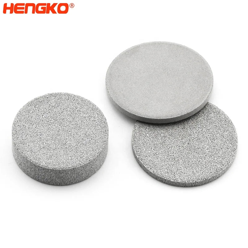 HENGKO High Efficiency Sintered Stainless Steel Filter Disc Porous Powder Sintering Filter Gas Liquid Solid Filtration