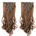 FX-HA12 7-Piece Set of Long Curly French Curl Hair Clip High-Temperature Silk Stick Pre-Bonded Type Wholesale for Girls