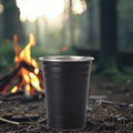 Luxury Classic Single Wall Stainless Steel Beer Mug 16oz (500ml/350ml) Unbreakable Stackable Portable Thermal Insulation for