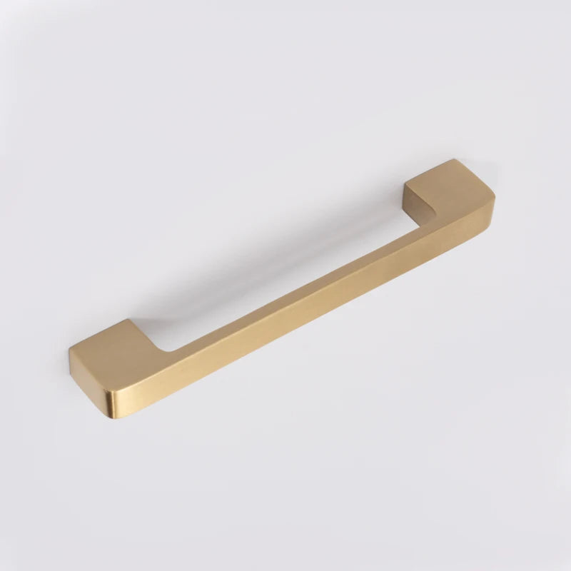 QianSi HK0078 Modern Brass Furniture Handles Knurled Cupboard Wardrobe Dresser Shoe Box Drawer Cabinet Knobs for Kitchen Use