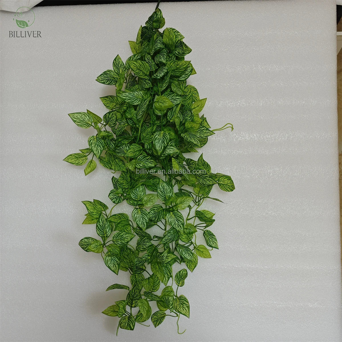Christmas Decorations Artificial Ivy Vines Fake Hanging Plants Greenery Plastic Garland Green Leaves Rattan for Bedroom Walls