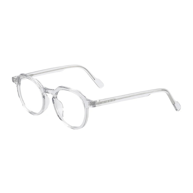 Mens Women clear Lentes Gafas De Acetato Blue Light Blocking Acetate Designer Glasses Frame Print