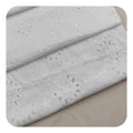Organic Guipure Lace Trim Embroidery Fabric for Kids Punch Edges Border Clothing Accessories for Weddings and Home Textiles