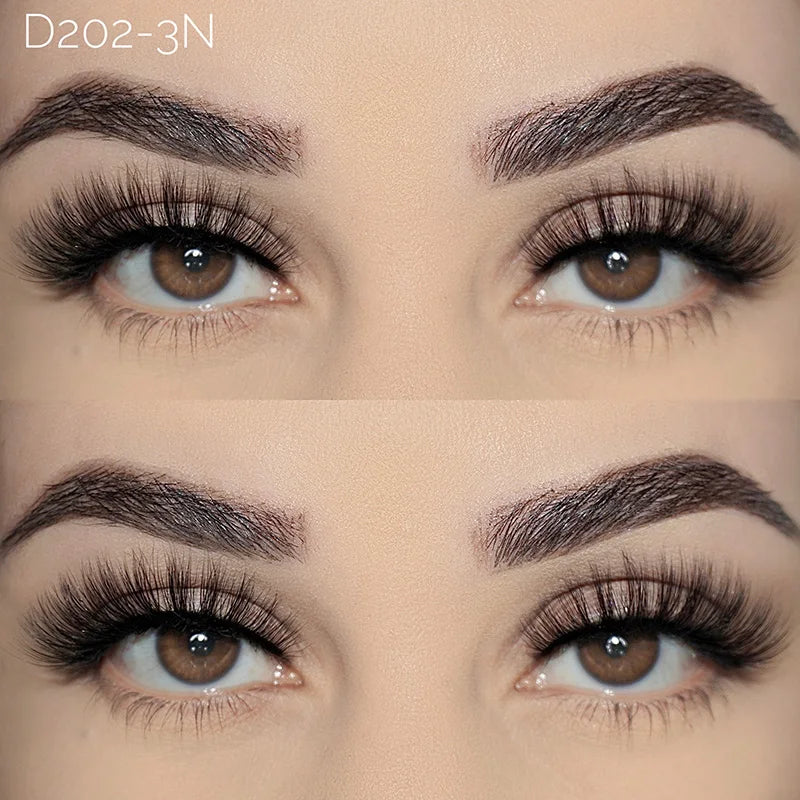 Wholesale Custom Own Brand 3D Silk Lashes 15mm Faux Mink Lashes Private Label Synthetic Eyelashes