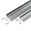 Hot Sale 15G100 ISO Standard Galvanized Steel Hog Ring Staples Smooth Shank Diamond Point Decorative Nail for Pneumatic Stapler