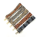 Meetee B-J2015 New Colorful Leopard Print Webbing Bag Accessories Crossbody Wide Shoulder Strap