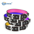 Tize Tize Top Seller New Design 8 Colors Breathable Durable Pet Collar MicroFiber Leather Dog Collar