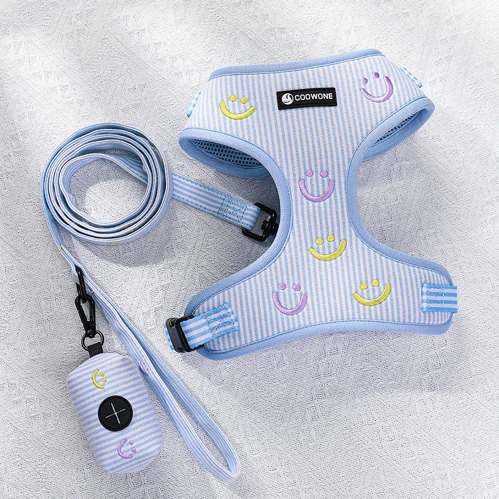 Personalized Embroidery No Pull Dog Harness Y Shape Custom Print Pet Collars Leashes Dog Harness Vest Own logo Custom Low Moq