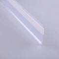 Pvc Plastic Label Holder Extrusion Profile With Tape Shelf for Supermarket Shelf