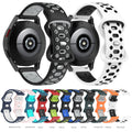 20mm 22mm Two-Color Soft Silicone Watch Strap for Samsung Galaxy Watch 4 Bracelet for Huawei Watch Gt 3 Pro Wristband