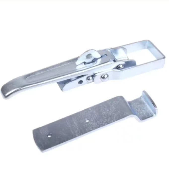 Customizable Carton Box Packaging for Galvanized Iron Truck Drop Side Door Lock Gear Zinc-Plated Steel Trailer Latch Hardware