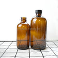 Wholesale 1 Liter 1000 Ml 500 Ml 230 Ml Amber Accept Customization Mumu Spray Pump Glass Bottle Round